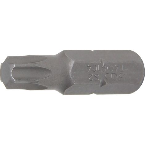 Punta  longitud 30 mm  entrada 8 mm (5/16")  perfil en T (para Torx) T40 (1/2)