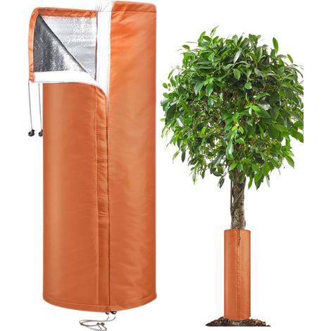 CCYKXA Tree root protection – 30 x 100 cm, insulating trunk cover, frost protection bags with zipper and drawstring, insulating sleeve (1/5)