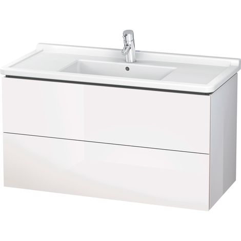 Duravit L-Cube mueble bajo lavabo suspendido, 2 cajones,