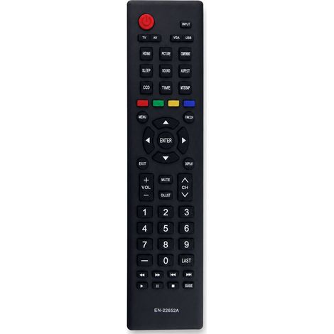 Télécommande TV Compatible avec Hisense EN-22652A (1/5)