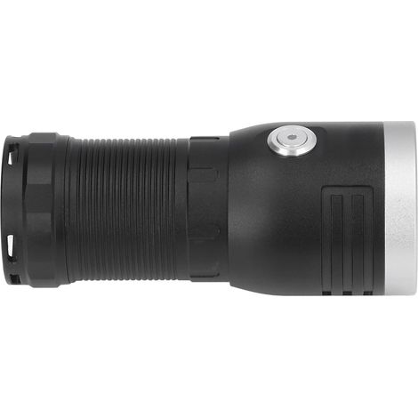 Lampe torche P50 ultra puissante 3LED en aluminium 10000LM gradation infinie avec sortie USB étanche pour camping randonnée aventure extérieur urgence usage domestique sans batterie (H4) (1/5)