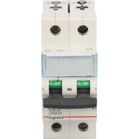 Interruttore automatico 2P C 0,5A 6kA AC S302 TX3 403519