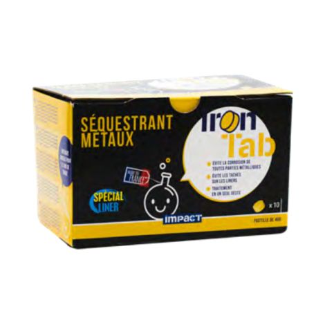 Séquestrant métaux Impact IRON-TAB - 10 pastilles -