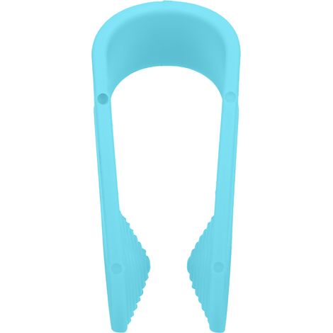 Tragbarer Akupressur-Massageclip gegen Migräne und Kopfschmerzen – Blau (1/5)