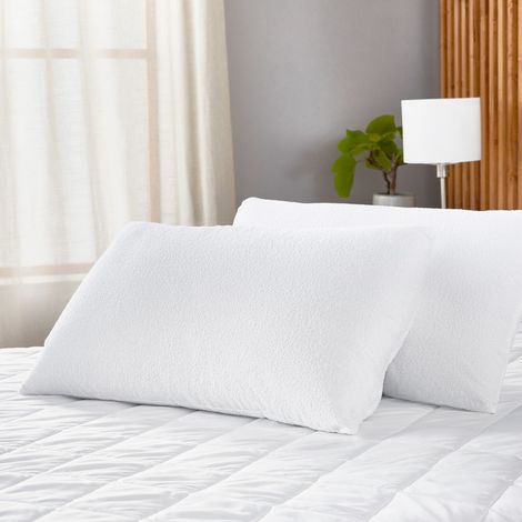 Taie d'oreiller éponge imperméable 70x40cm Pikolin Home (1/5)