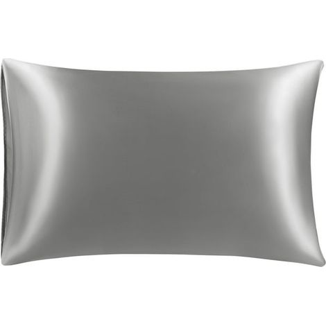 Taie d'oreiller en soie 100% pure pour cheveux et peau, 25 momie, satin de soie (1/5)
