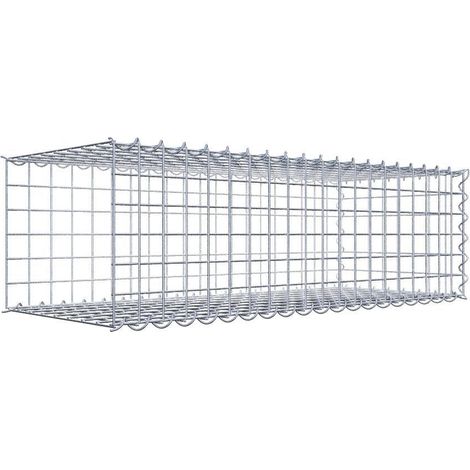 Gabiondeco - Gabion - Element de prolongation en longueur 100 cm x 30 cm x 40 cm (L x H x P). maille 5 x 5 cm. Spirale. Avert.: il manque une grille - Made in Germany (1/5)