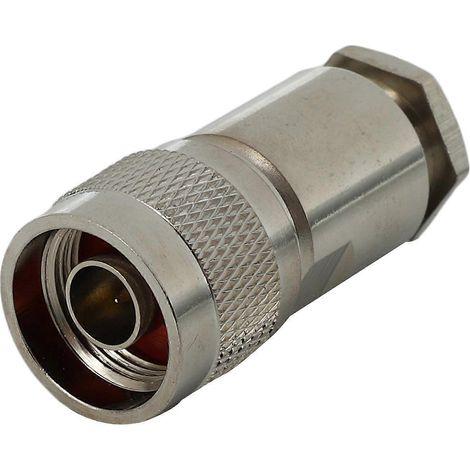 Connecteur coaxial RF 7D-FB mâle à clip de type N pour câbles RG8, LMR400, RG165 et RG213. (1/5)
