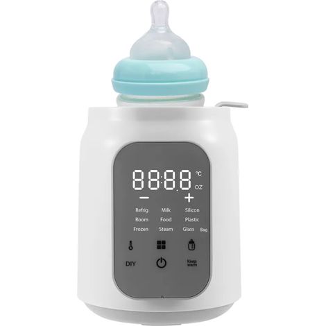 Chauffe-Biberon Intelligent Multifonction Chauffage Rapide Réglage Précis Température Maintien Chaud 24h Silencieux Tous Types Biberons