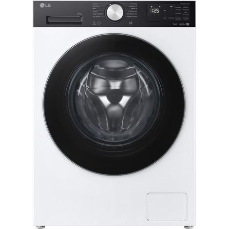 LG F4NX5013TKC Lavatrice Intelligente 13 kg Classe A-40% Bianco/Nero