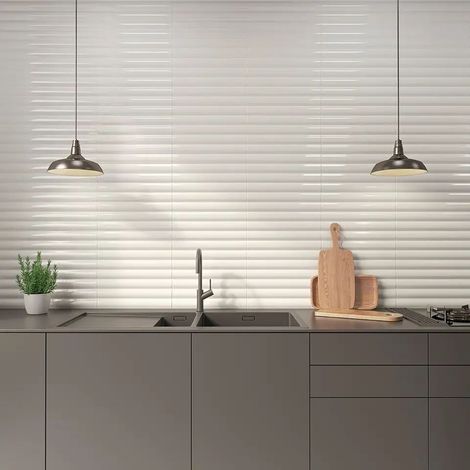 Carrelage Relief FACES 5x40 cm dune White Gloss Faces (1/2)