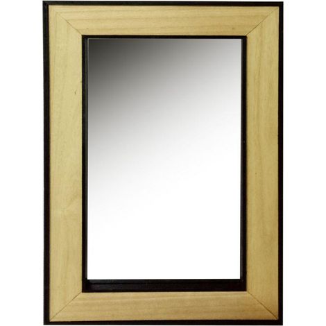 Miroir rectangulaire en bois Budapest cm40x60x1,5