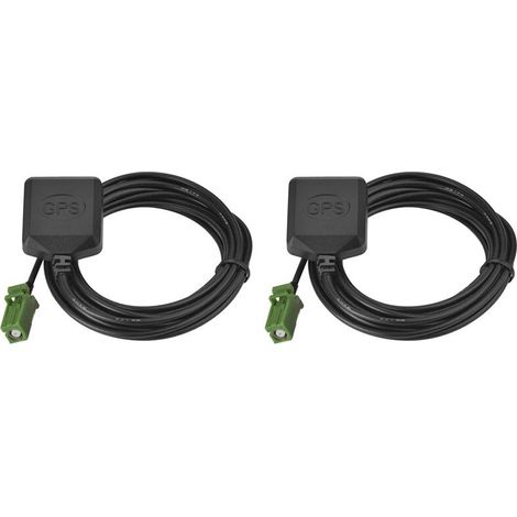 Adatto per 2 connettori per antenna di navigazione GPS attiva AVIC, compatibile con AVIC 5100 5200 5201 7200 W4400 W4500 W6400 W8400 W8500 W8600NEX