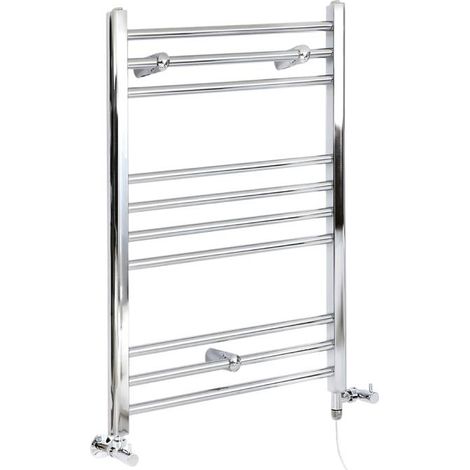 Hudson Reed Kent - Sèche-Serviettes Design Mixte Moderne Plat - Chromé - 80 cm x 60 cm