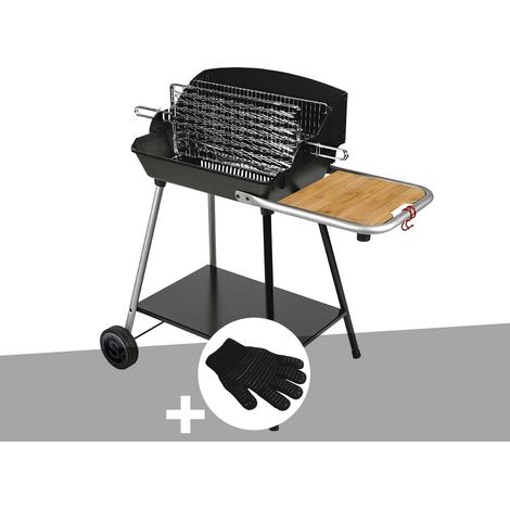 Barbecue Horizontal et Vertical Excel Grill + Gant de protection - Somagic (1/5)