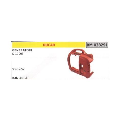 Scocca sinistra DUCAR per generatore D 1000i
