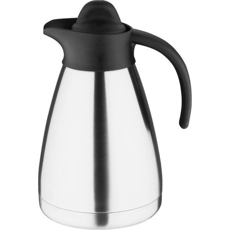 1 Pichet isotherme,Acier inoxydable,Couvercle à visser,1 litre,Maison Bureau