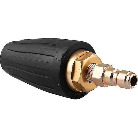 Buse turbo pour nettoyeur haute pression CREA, buse turbo rotative de 3000 psi avec prise à connexion rapide, buse de pulvérisation turbo à orifice 3,0 3,0 Gpm pour le nettoyage du jardin de voiture (