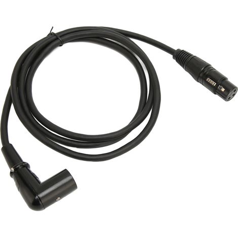Câble XLR Mâle-Femelle Argenté 3 Pins 1.5m pour Microphone et Enceintes (1/5)