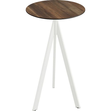Mange-Debout Infinity Tripod avec Piètement Blanc et Plateau HPL Ø 70 cm - Veba (1/3)