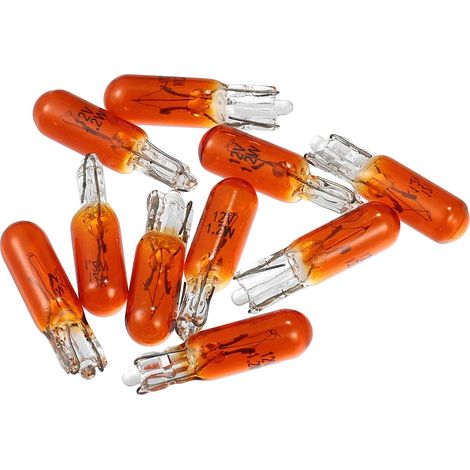 ampoule tableau de bord t5 ambre 12 v 0,5 w 10 pièces pour voiture (1/5)