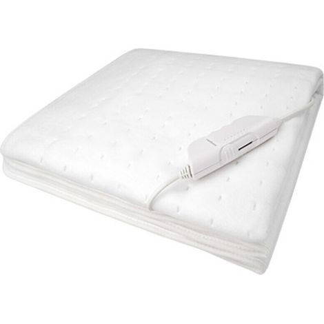 Surmatelas Chauffant Électrique 150x80cm avec Arrêt Automatique Couverture thermique Chauffe-matelas réglable à 3 Niveaux de Températures (1/4)