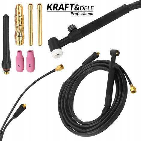 Ugelli per torcia di saldatura TIG Lift 3M, connettori per cavi Kraft&Dele
