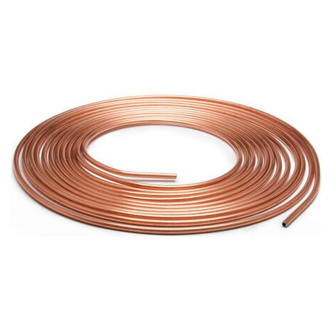 NALOOKAMIC Bobine de tuyau de frein en cuivre-nickel et kit de montage 3/16 OD 25 pi rouleau de bobine (1/3)