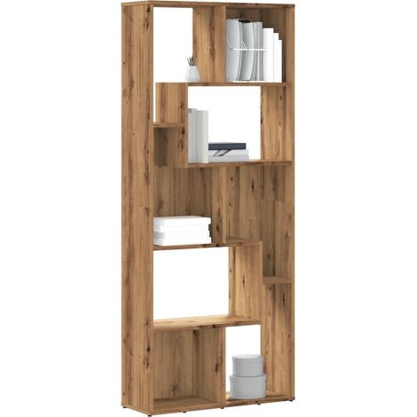 Librería Roble Artisan 67x24x161 cm Madera de ingeniería vidaXL (1/5)
