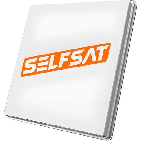 Antenne plate - SELFSAT - H50D4 - 4 sorties LNB - Gain 36,1 dBi - Couleur Blanc