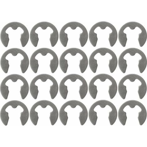 Circlip Extérieur Acier Ressort DIN 6799 Forme E Ø12 mm Lot 10 Pièces Arbre Transmission - (1/2)