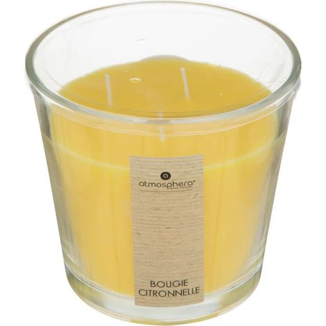 Bougie Parfumée "Nina" 500g Citron Jaune