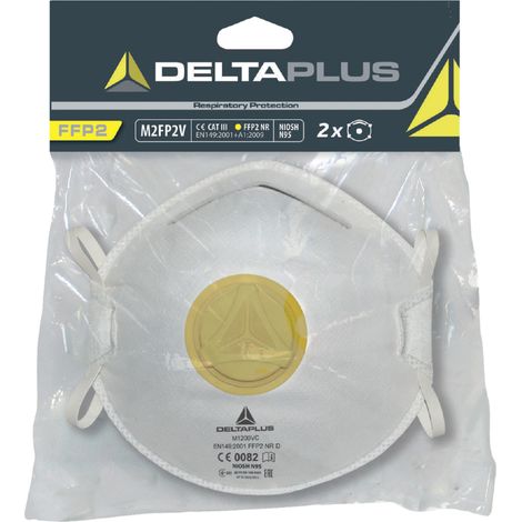 Kit 2 Maschere FFP2 con Valvola - Delta Plus