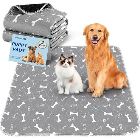 Dog Absorbent Mat, 70 x 100 cm, Washable Dog Mat Dog Mat with Non-Slip Bottom, Potty Training (1/5)