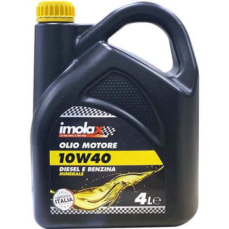 Olio motore auto imolax 10-w 40, conf. 4 lt