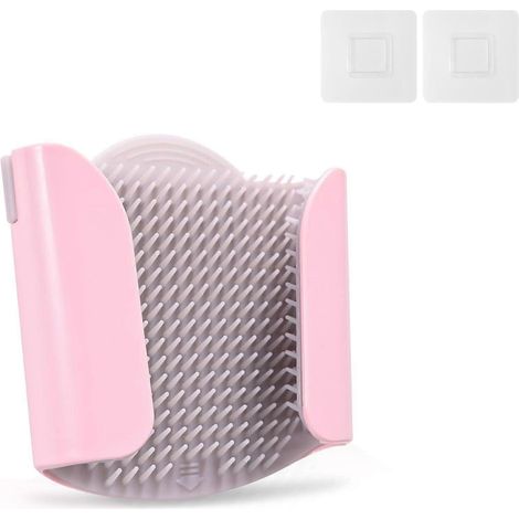 Attrape-cheveux mural de douche - Piège à cheveux réutilisable pour protéger la bonde, collecteur de cheveux avec poils en silicone, attrape-cheveux pour douche et salle de bain (1/5)
