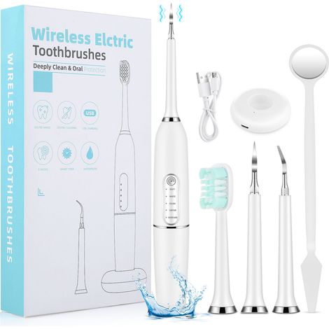 Brosse à dents électrique ultrasonique adulte - Nettoyage dentaire profond - Soin buccal complet (1/5)
