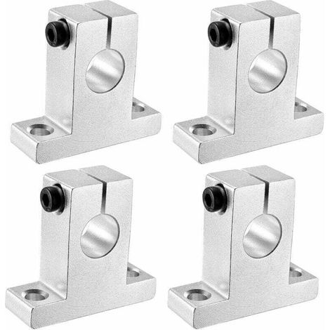 4 tiges de guidage sur rail pour guidage linéaire SK12 pour arbre de 12 mm de diamètre