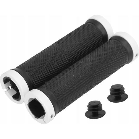 Manopole antiscivolo per manubrio di bicicletta, manubrio 13,5 cm, 2 pezzi. (1/5)