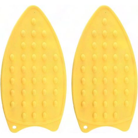 Tapis de Repassage Silicone Résistant à la Chaleur pour Fer à Repasser - Coussin Antidérapant Imperméable Épaissi, 14x26,5cm, Lot de 2, Usage Domestique (1/5)