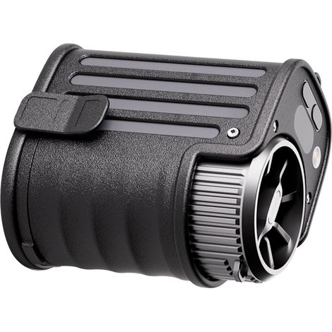 Ventilador portátil recargable. Ventilador con clip para cintura, cuello o mesa, 8000 mAh, 5 velocidades, LED, función SOS para viajes y actividades al aire libre. (1/5)