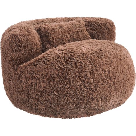 Canapé compressé 1 place ultra-douce – Coussin couverture inclus, sans outil, gain de place,rouille (1/5)