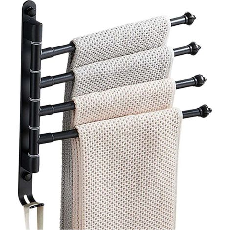 Porte-serviettes pivotant à 4 barres pliable (Type 3) Type 3 (1/5)