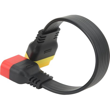 Câble adaptateur de connecteur de diagnostic OBD 16 broches 36 cm mâle vers femelle (1/5)