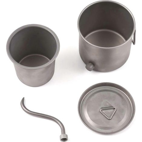 400-ml-Kaffeekessel-Set mit Schwanenhals, abnehmbarem Kaffeeauslauf und klappbarem Hals