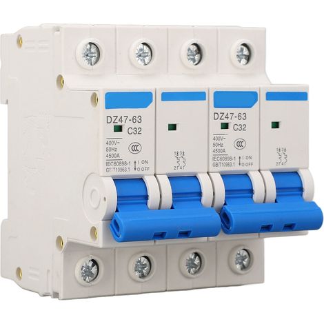 Disjoncteur à verrouillage BERM, montage sur rail DIN, sectionneur, protection par interrupteur pneumatique 2P 32A 400V (1/5)