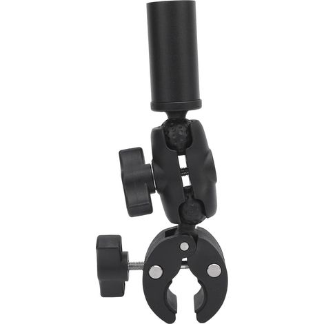 Support de Poteau en Alliage d'aluminium avec Angle Réglable à 360 Degrés et Adaptateur pour Mini Voiture, Camping-Car, échelle, Yacht, Barre Transversale, Installation Gratuite (1/5)