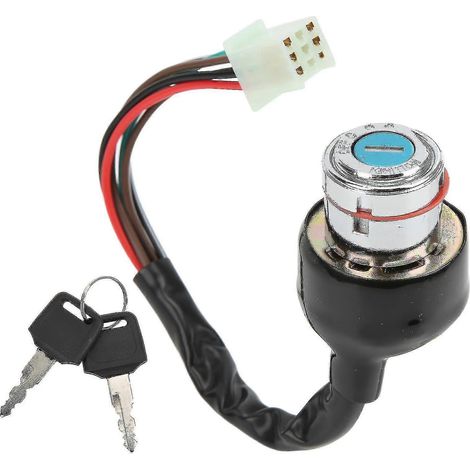 Contacteur d'allumage à 9 trous et 6 fils, position marche/arrêt, 3 vitesses, de remplacement pour quad Kazuma Falcon 90cc, 110cc et 250cc - Bon état (1/5)