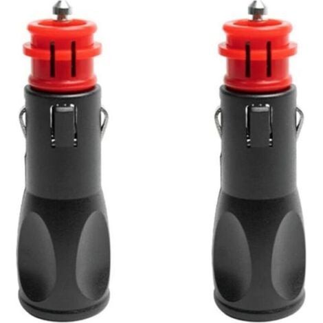 Adaptateur allume-cigare mâle, prise allume-cigare mâle, adaptateur allume-cigare européen 12 V 2 pièces (1/4)