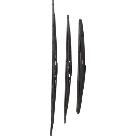 Jeffergarden – Balais d'essuie-glace avant et arrière 3 pièces – Pour Citroën C3 Mk1 2002-2008 – Lames pneumatiques pour performance par tous les temps - YCTZE4ZVUTMA5RD